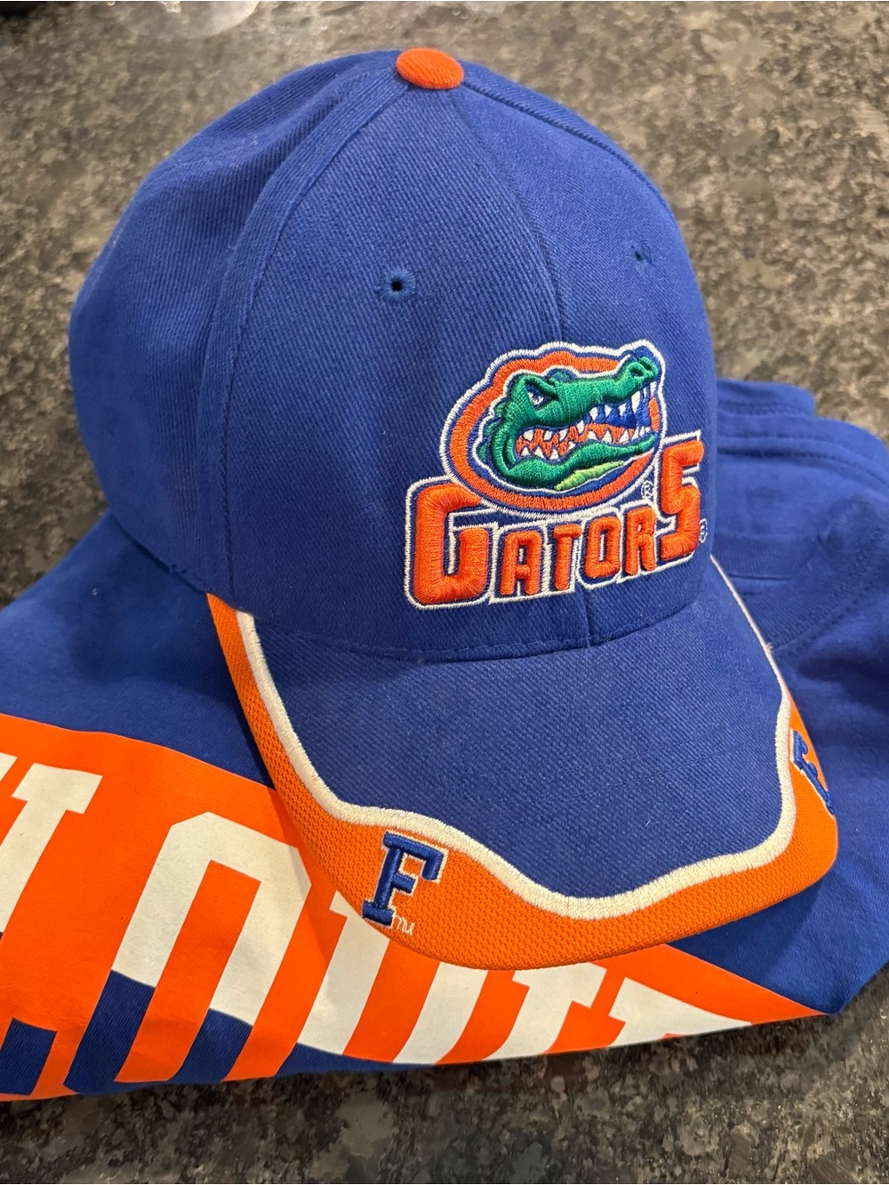 Youth Royal Blue and Orange Gators Cap Florida Gators Football